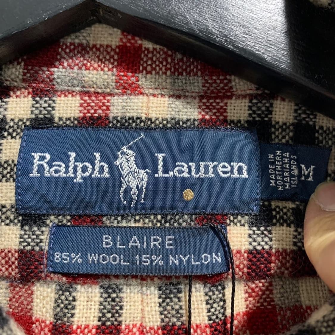 폴로 랄프로렌 헤비 체크셔츠 상품이미지5