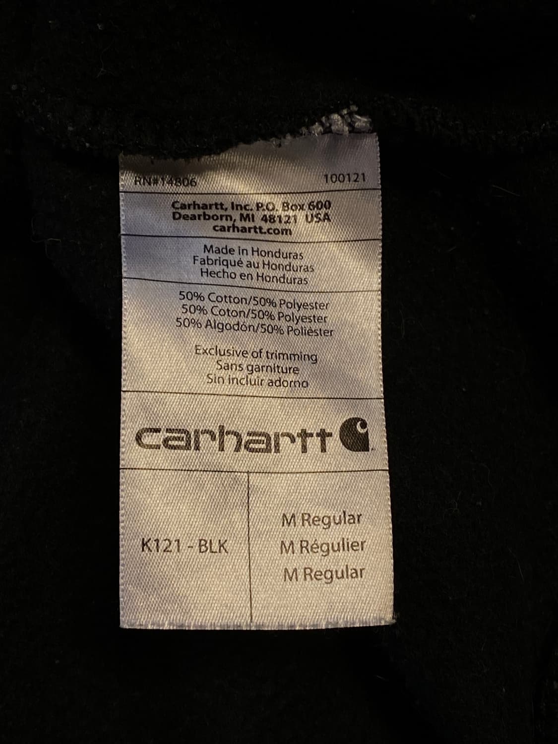 칼하트 후드티 (Man XL) AA0944 상품이미지7