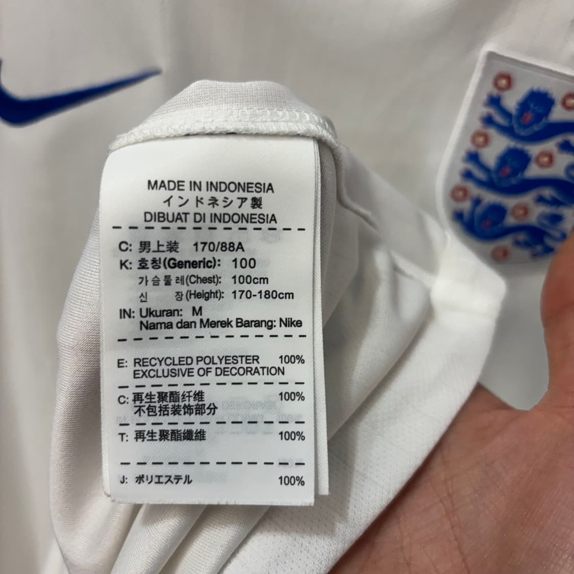 나이키 14-15 잉글랜드 국대 유니폼 M 상품이미지8