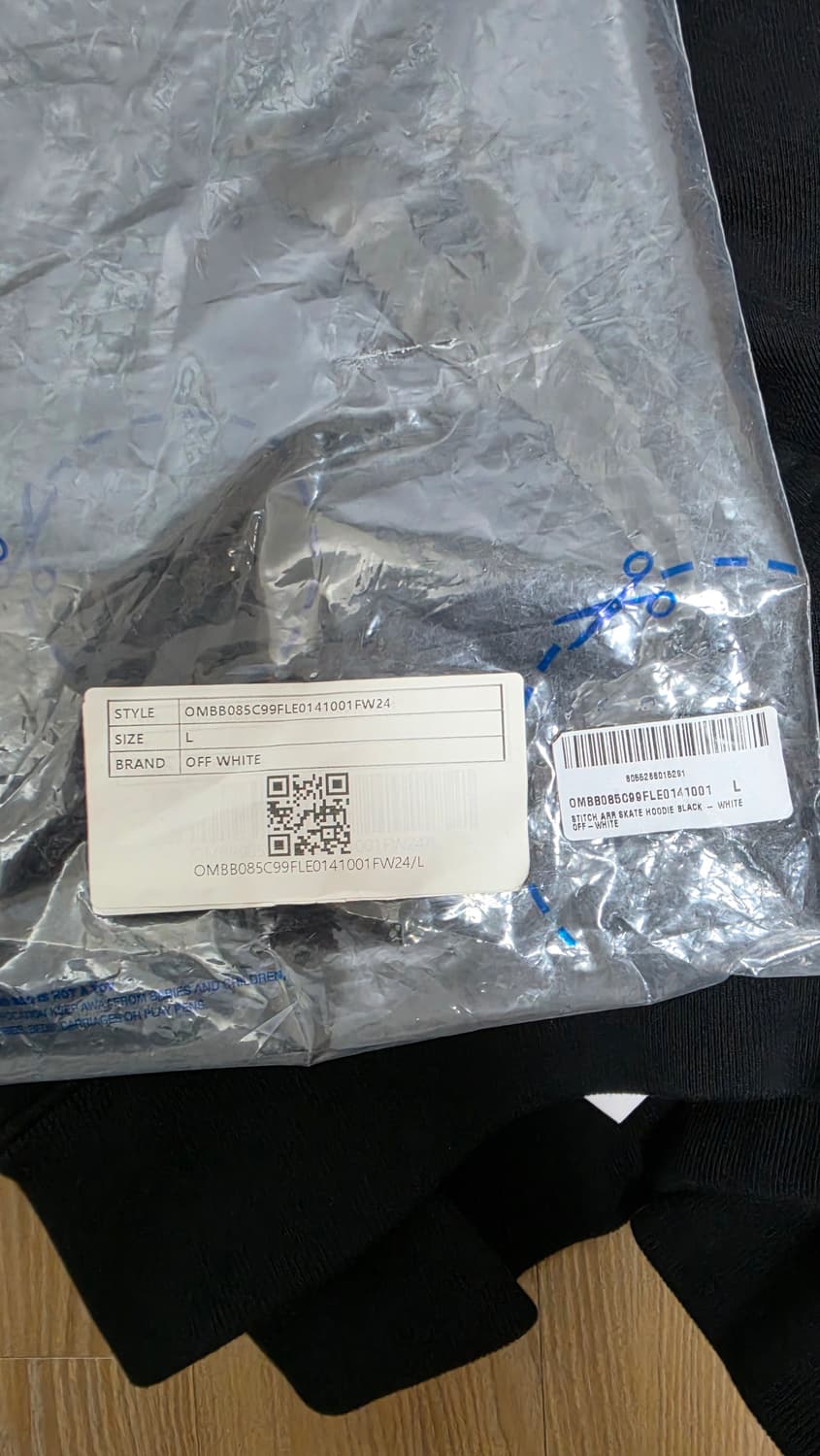 오프화이트 후드티 L 새상품 상품이미지6
