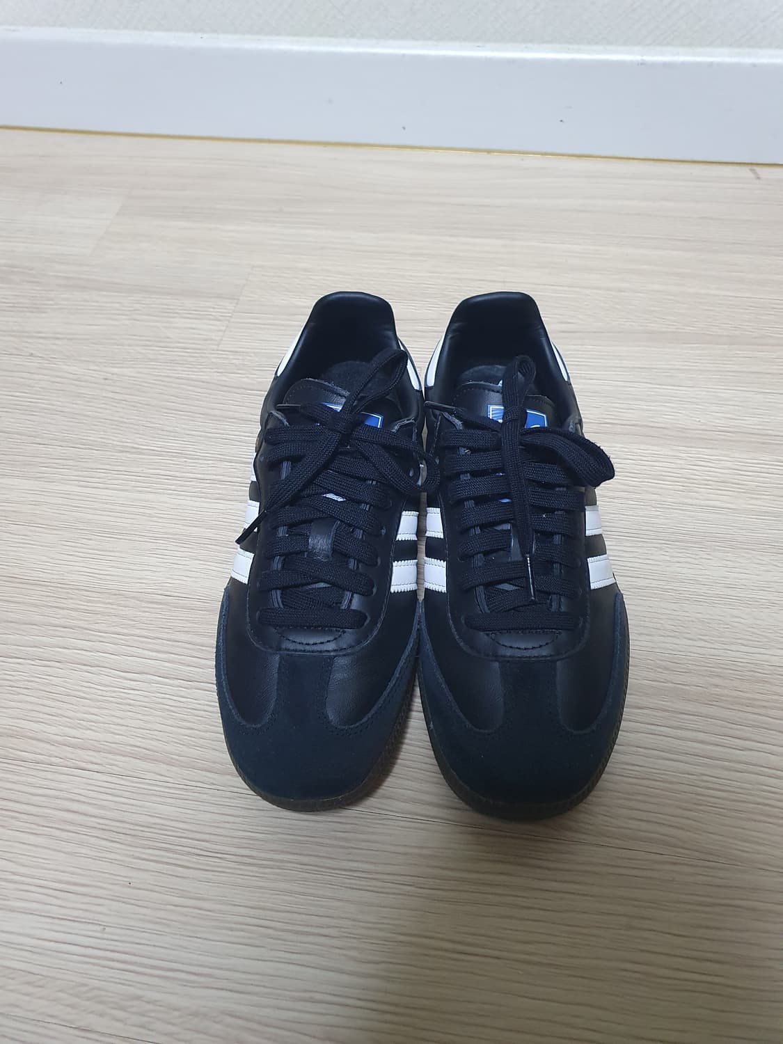 아디다스 삼바 OG 블랙 화이트 255 상품이미지3