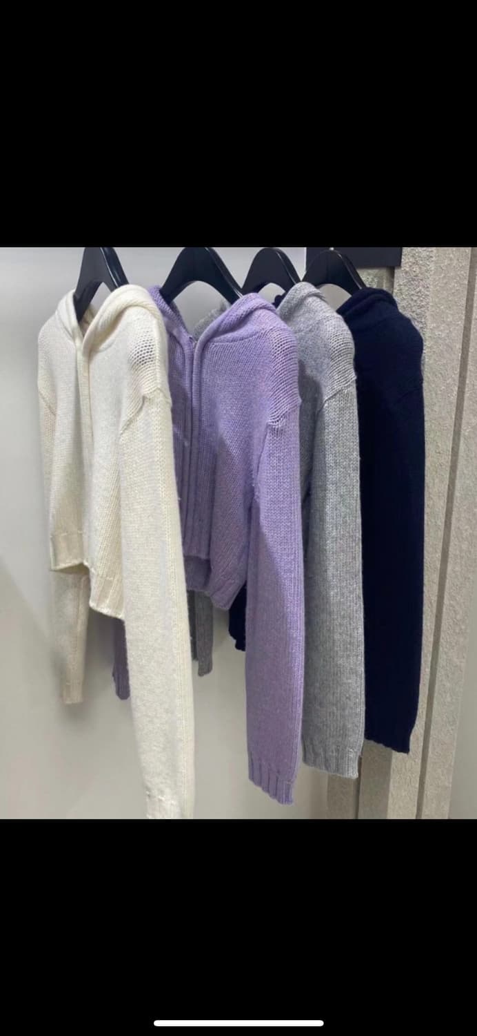 위아 노튼 후드 집업 아이보리 상품이미지4