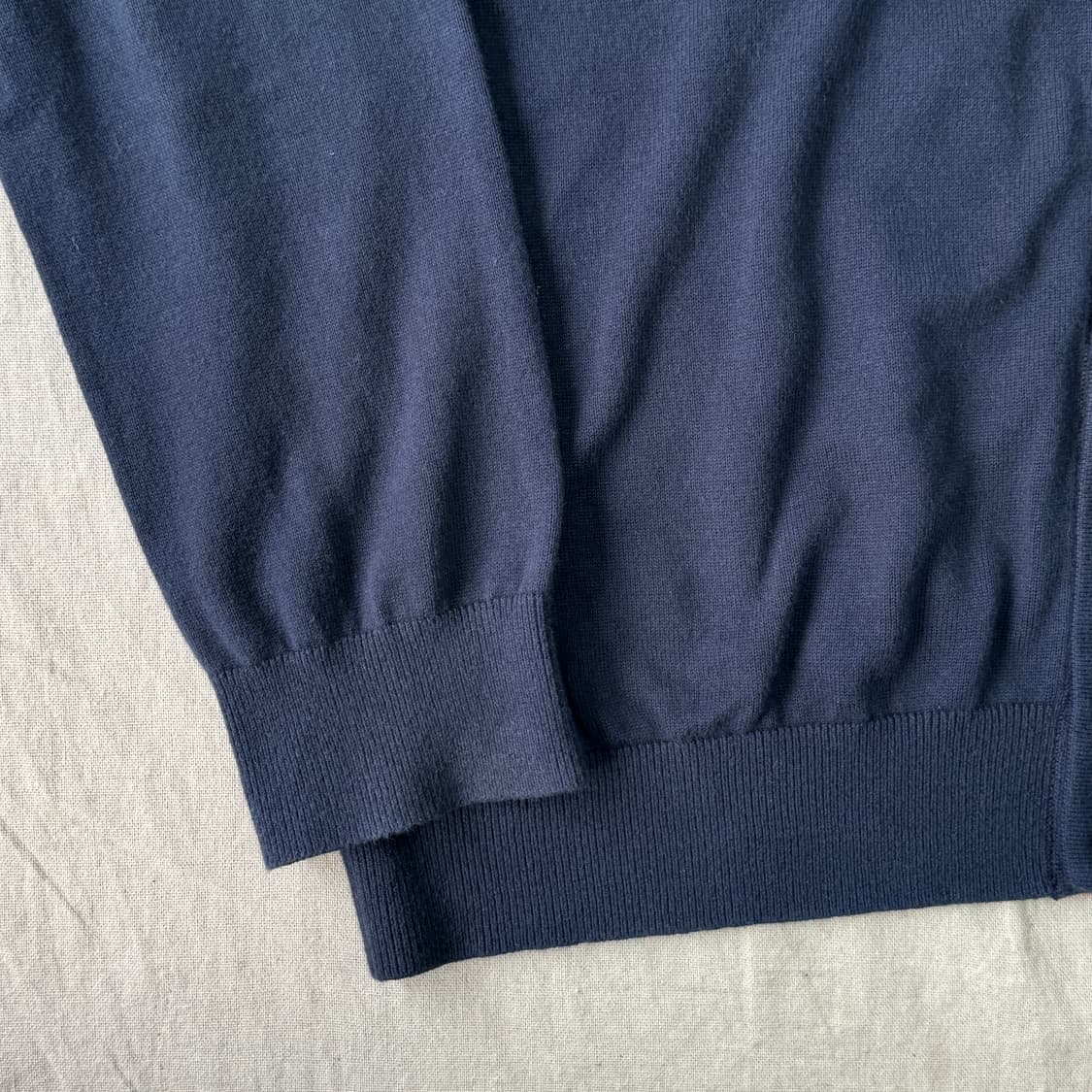 타미힐피거 삼선 자석 네이비 가디건 XL 상품이미지3