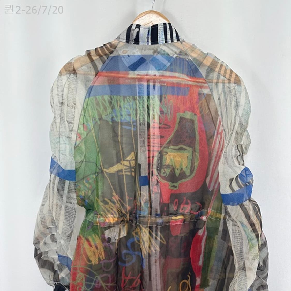 choibok 여자 시스루 롱자켓 (55-88추천) 상품이미지9