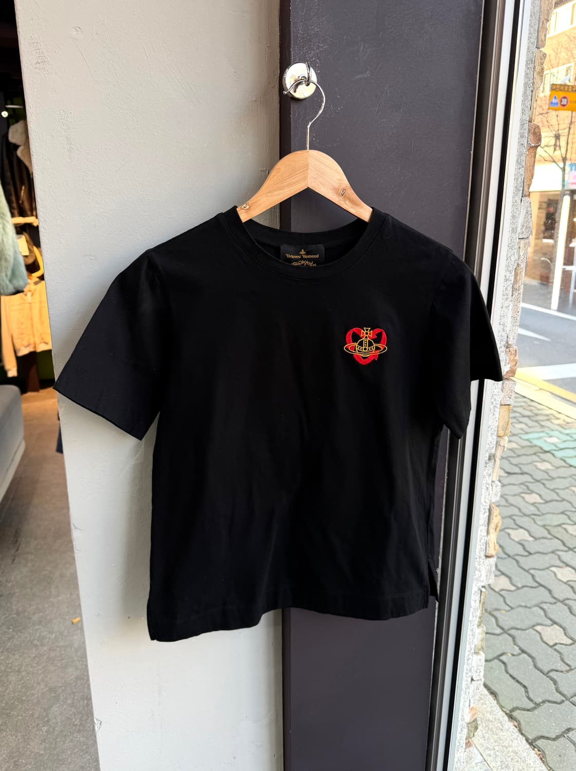 38/ 비비안웨스트우드 로고패턴 라운드 반팔 상품이미지2