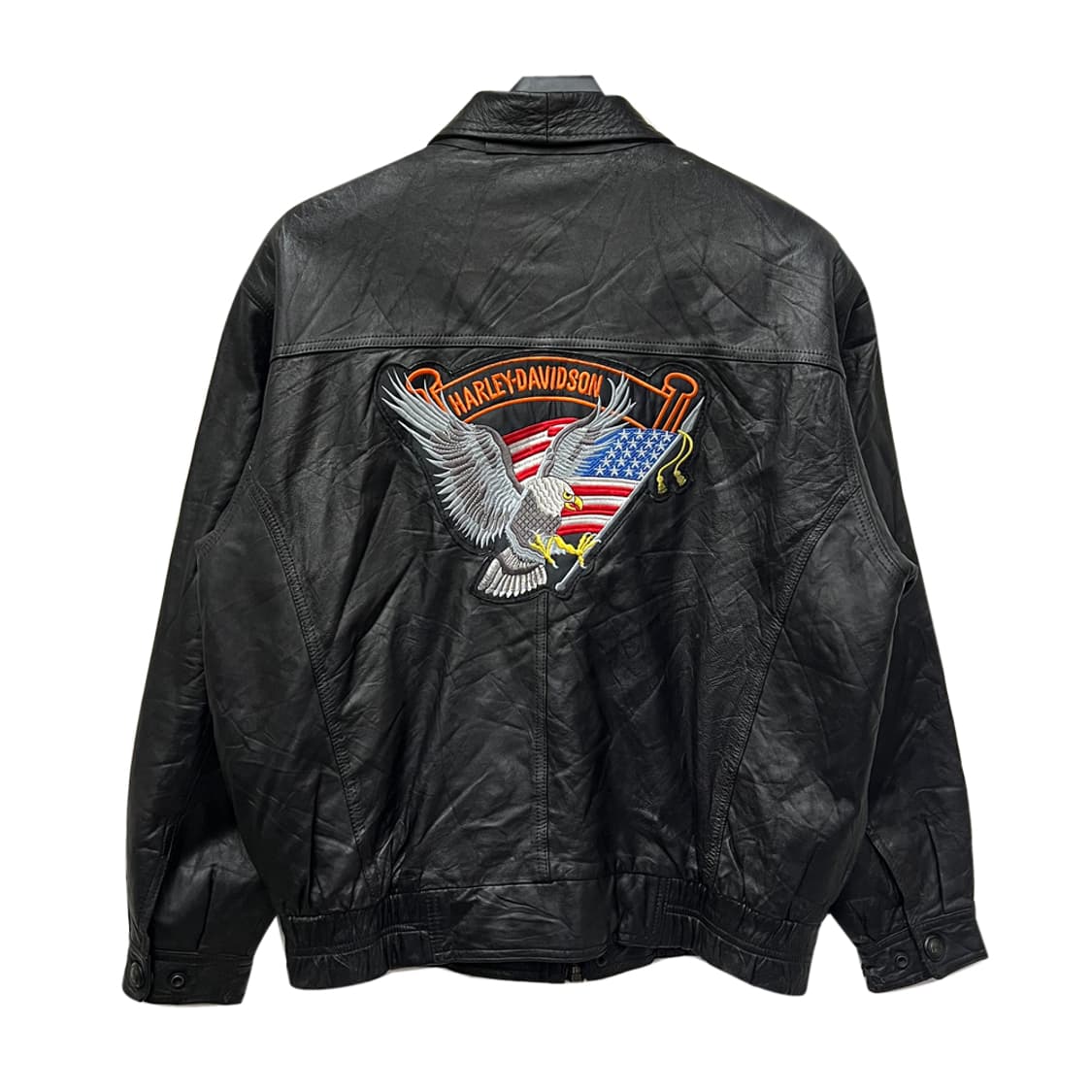 VTG 빈티지 패치 램스킨 양가죽 라이더 자켓 100 상품이미지3