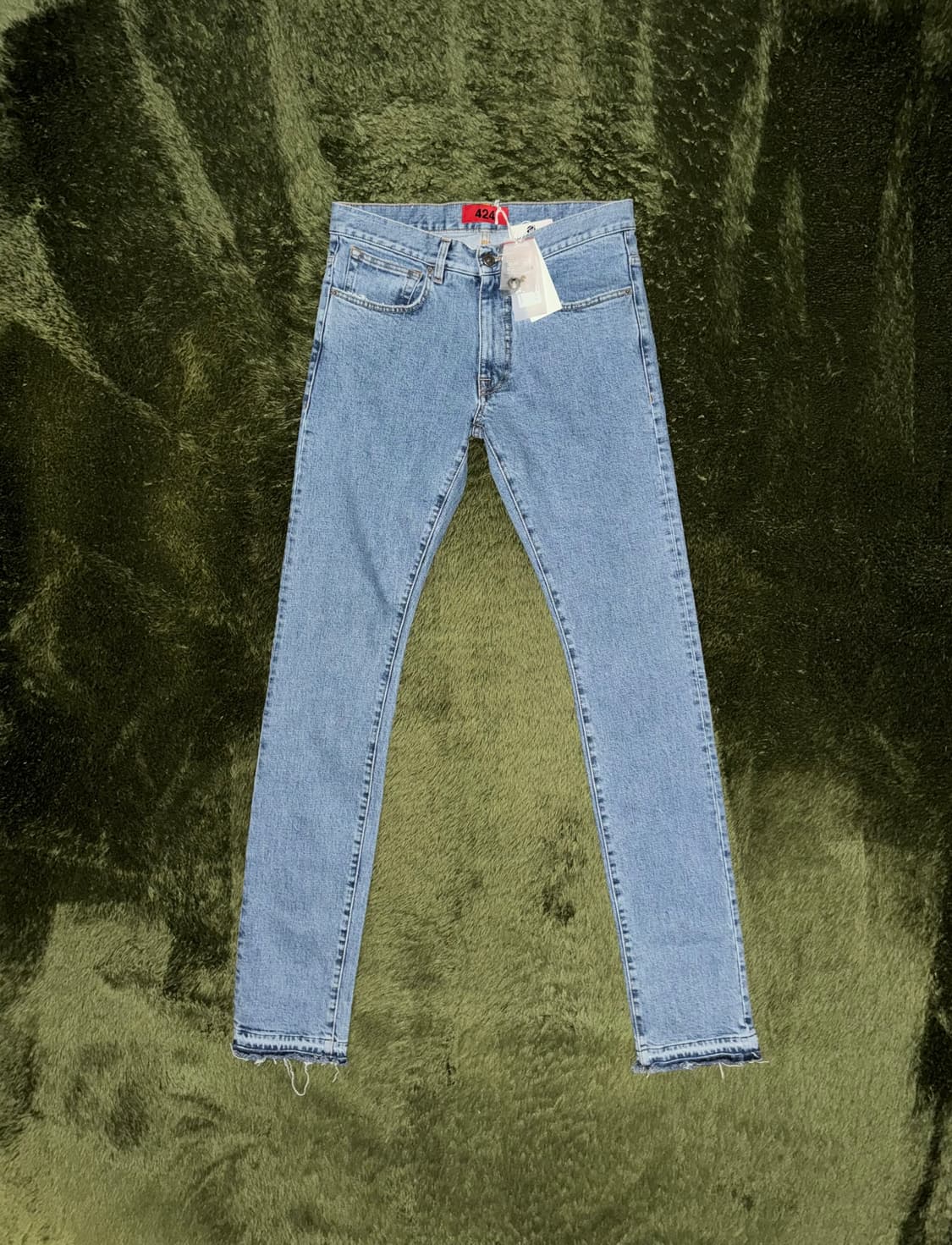 [46] 424 On Fairfax 포투포 컷오프 슬림 진 데님 팬츠 상품이미지1