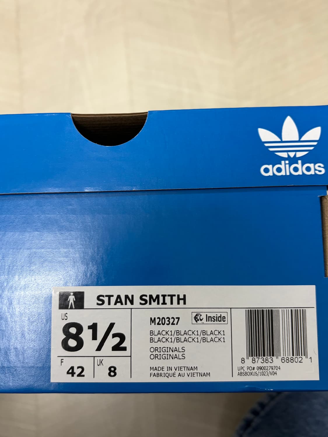 아디다스 스탠스미스 트리플블랙 265 새상품 판매합니다 상품이미지5