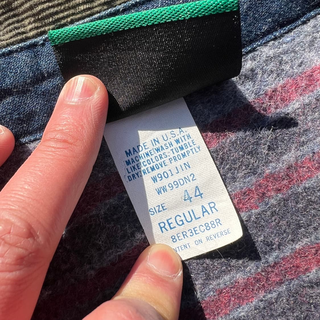 90’s Workwear by Wrangler 데님 커버올 상품이미지9