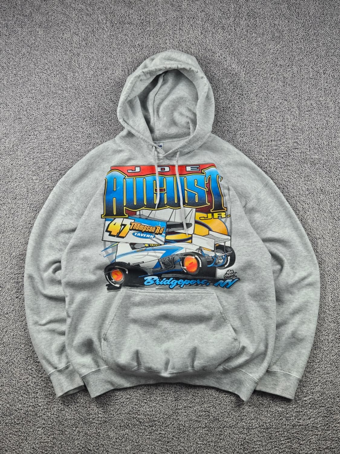 GILDAN 레이싱 프린팅 스웻 후드 티셔츠 ( L ) / 10683 상품이미지1