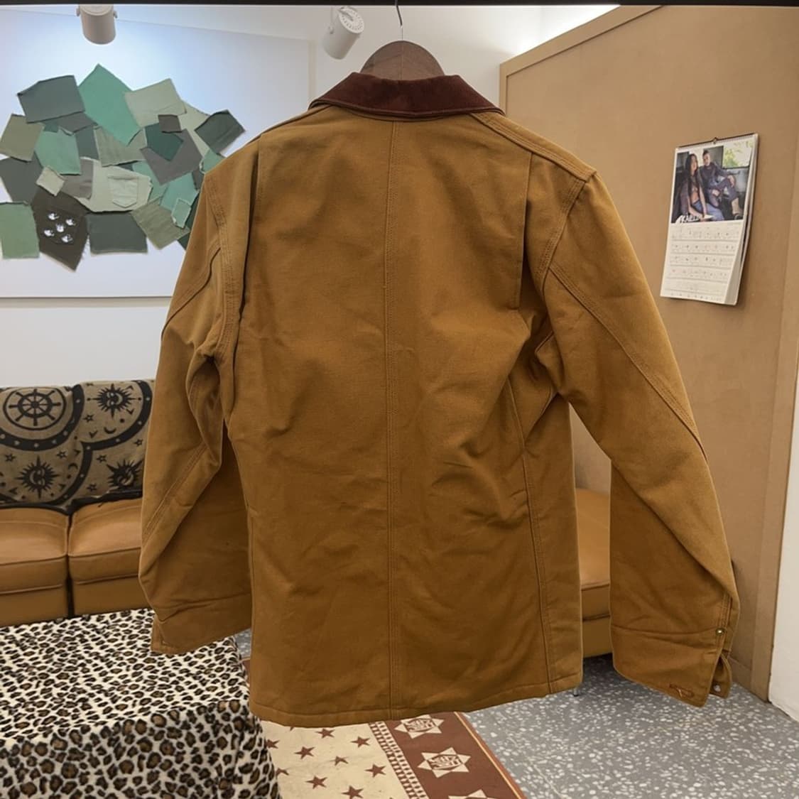 칼하트 빈티지 C001 덕 초어 워크 자켓 S C09278 상품이미지4