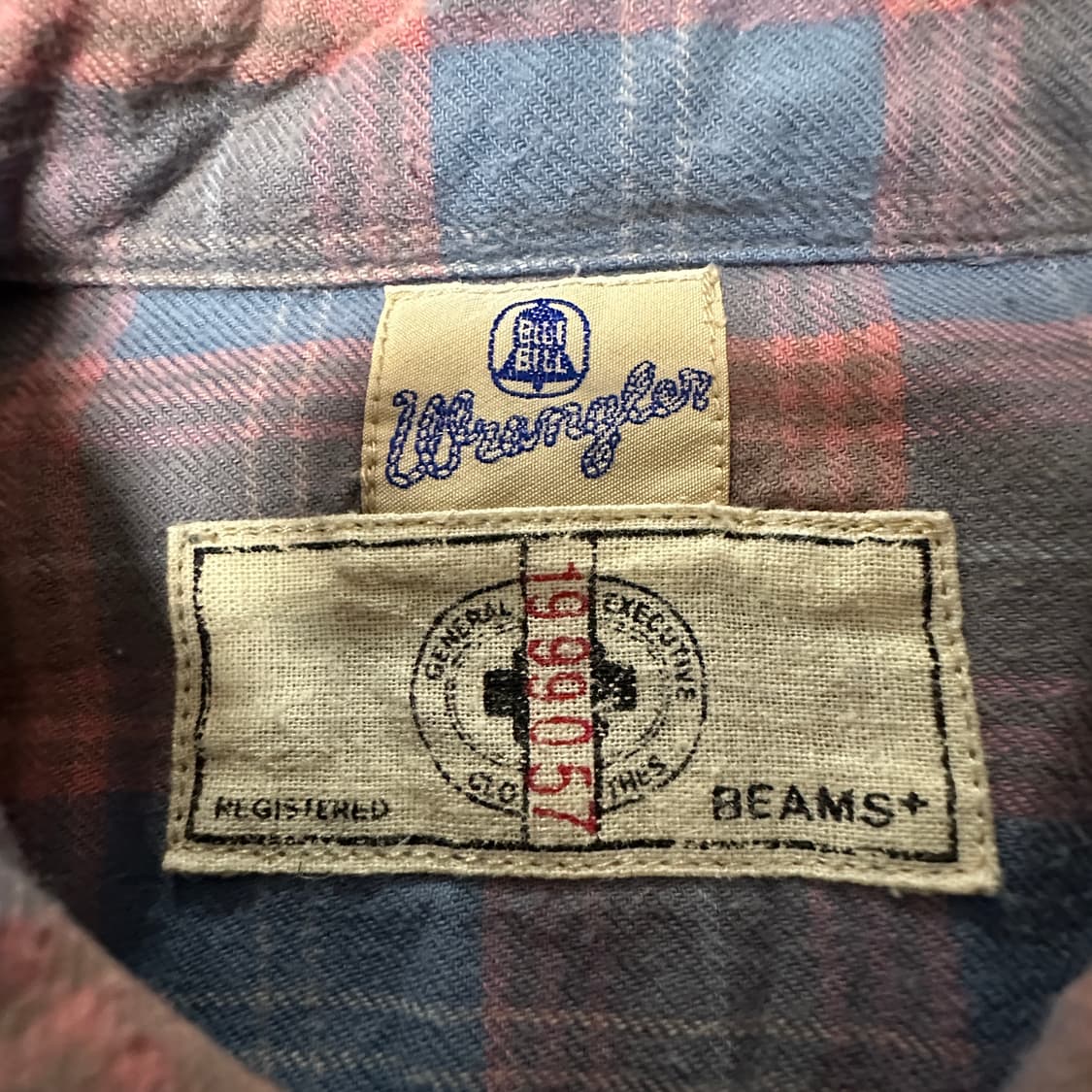 WRANGLER X BEAMS PLUS western shirt 상품이미지4