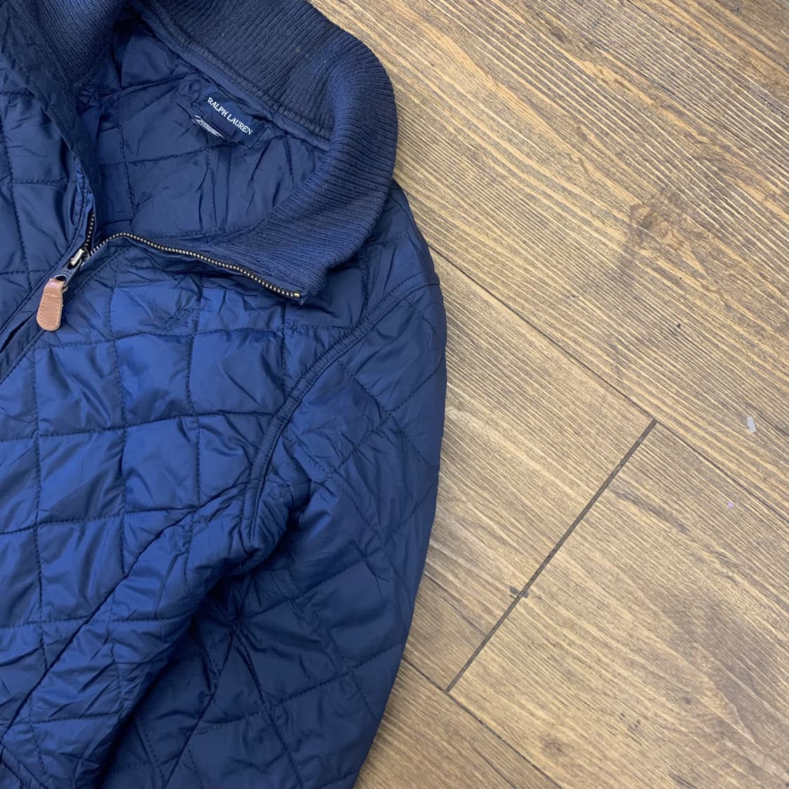 폴로 랄프로렌 네이비 퀄팅 자켓 XS 상품이미지1
