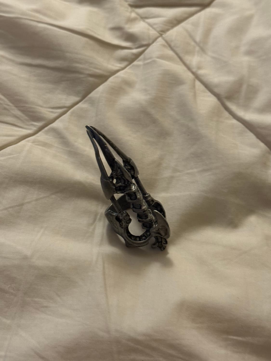 밀크보이 아카이브 실버 본 너클 링 상품이미지2