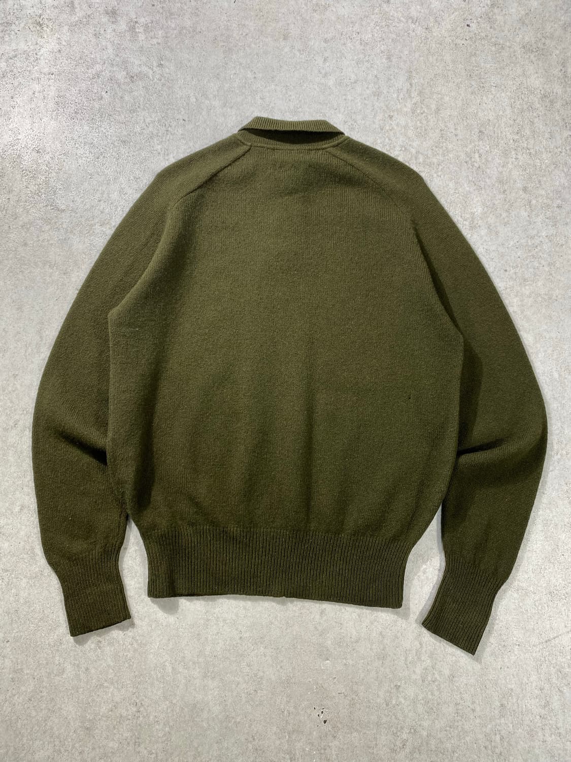 [L] 90s Polo 폴로 랄프로렌 카키 램스울 카라니트 상품이미지4