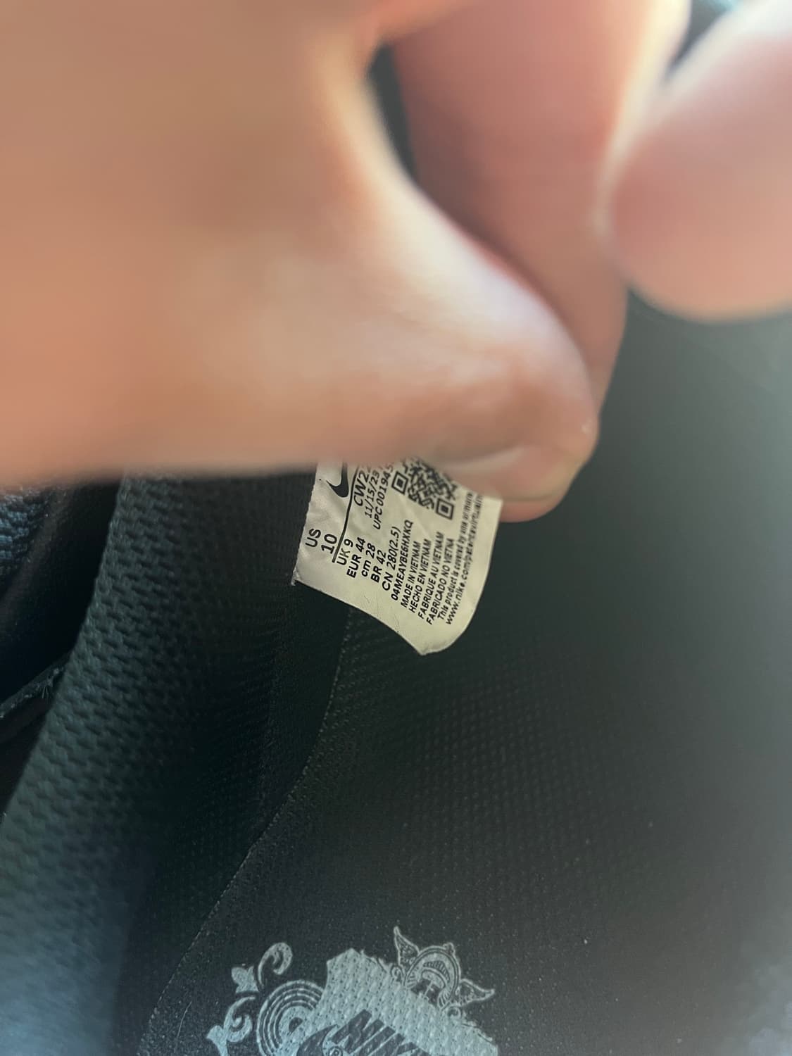 에어포스 올블랙 280 상품이미지8