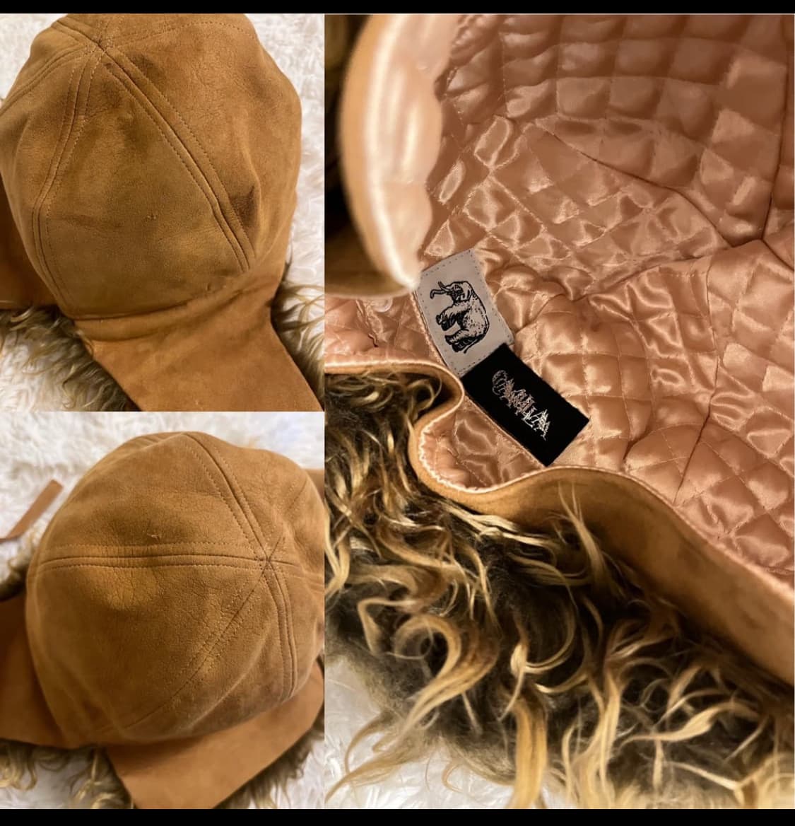 CA4LA fur flight cap 상품이미지3