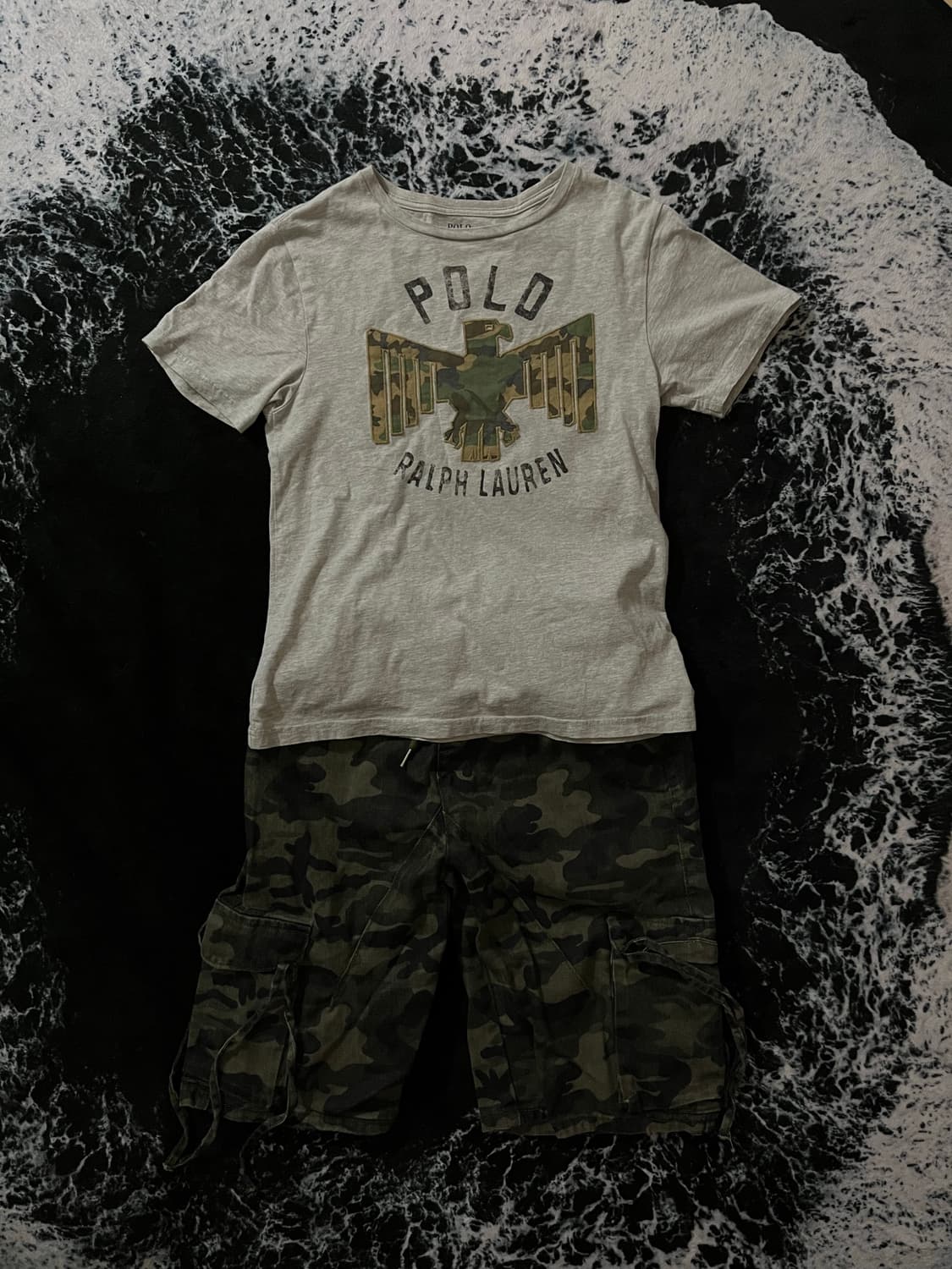 카모 코디세트(폴로반팔+카모버뮤다) 상품이미지1