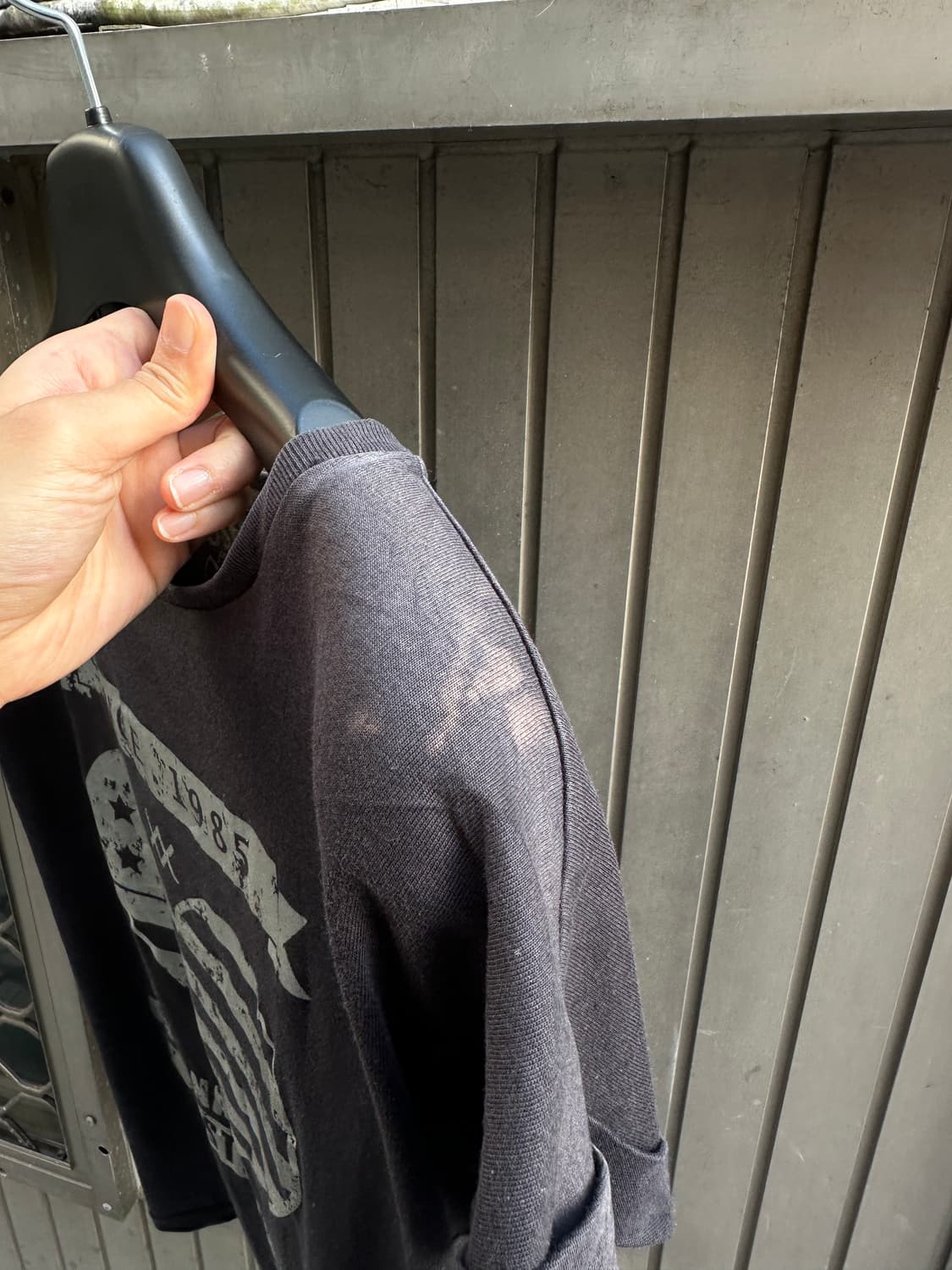 RUSTY vintage black printing tee 상품이미지4