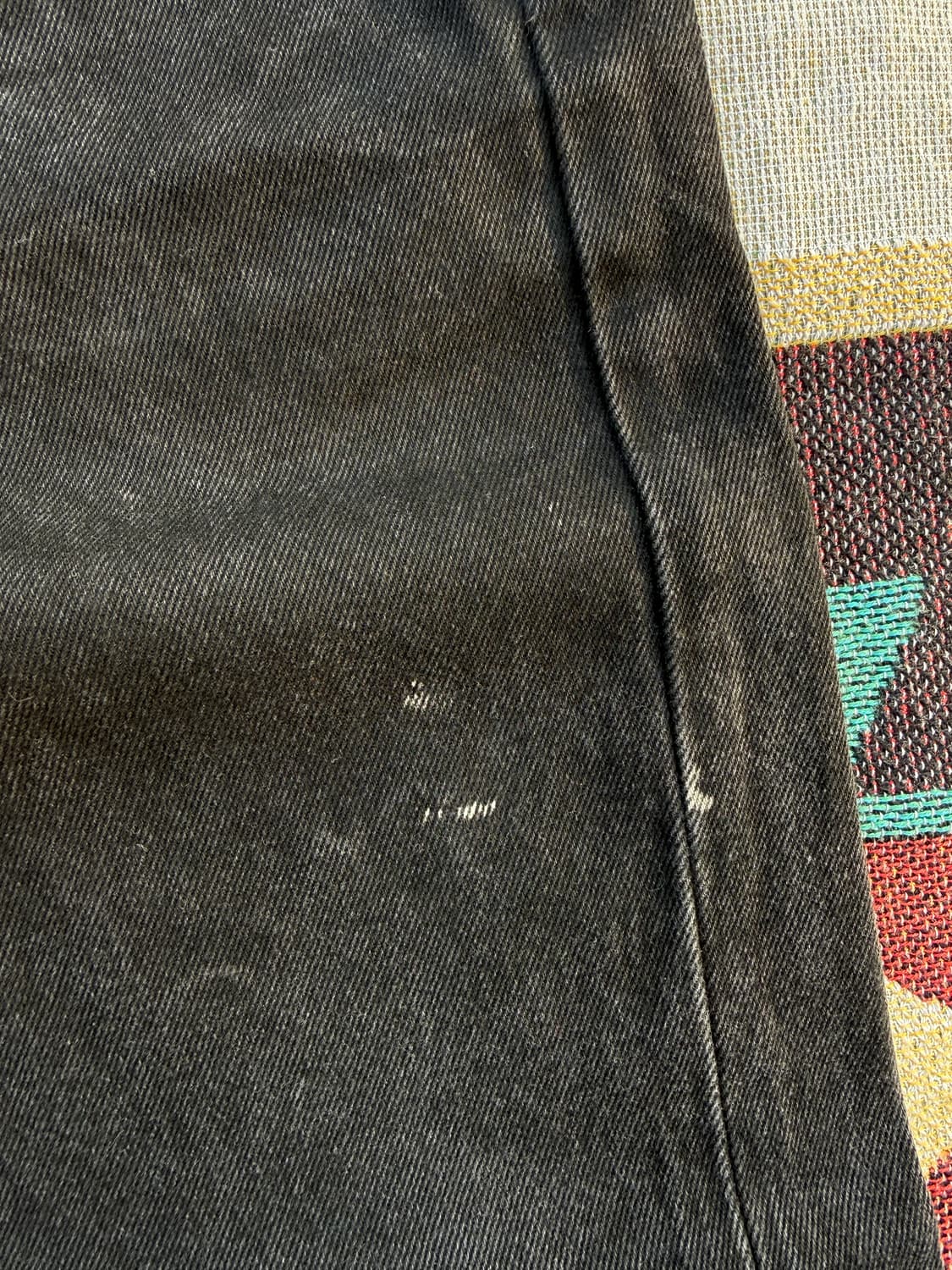 리바이스 505 흑청 36/30 지퍼플라이 상품이미지6