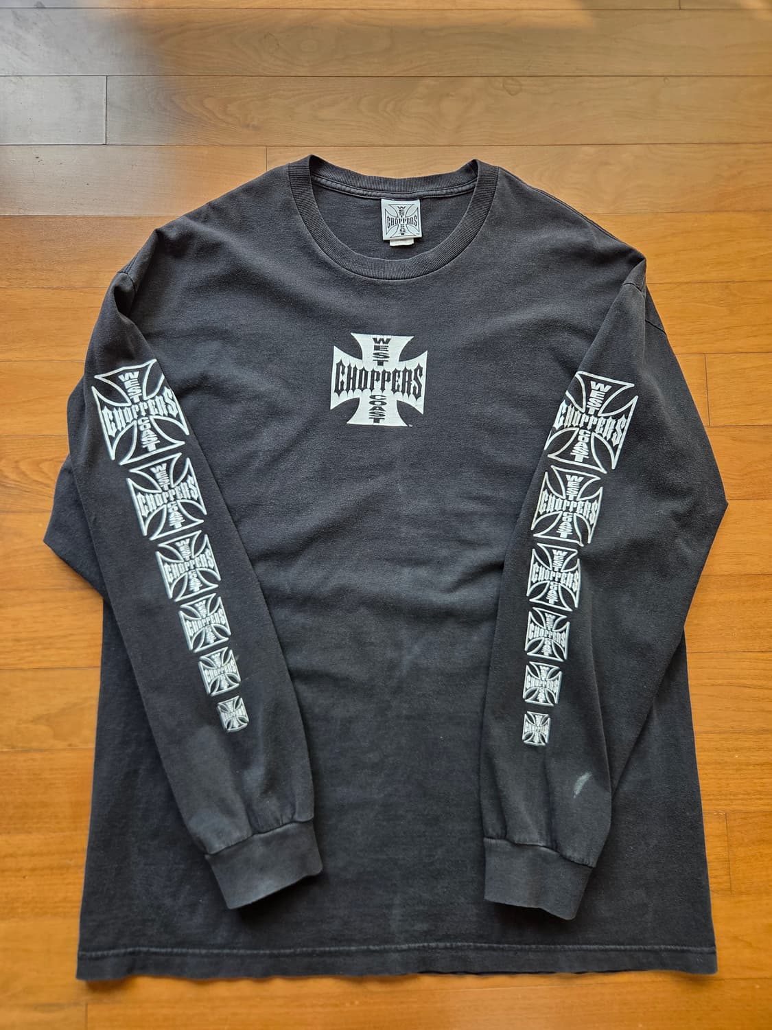 00s 웨스트 코스트 차퍼스 롱슬리브 티셔츠 [xl] 블랙 상품이미지3