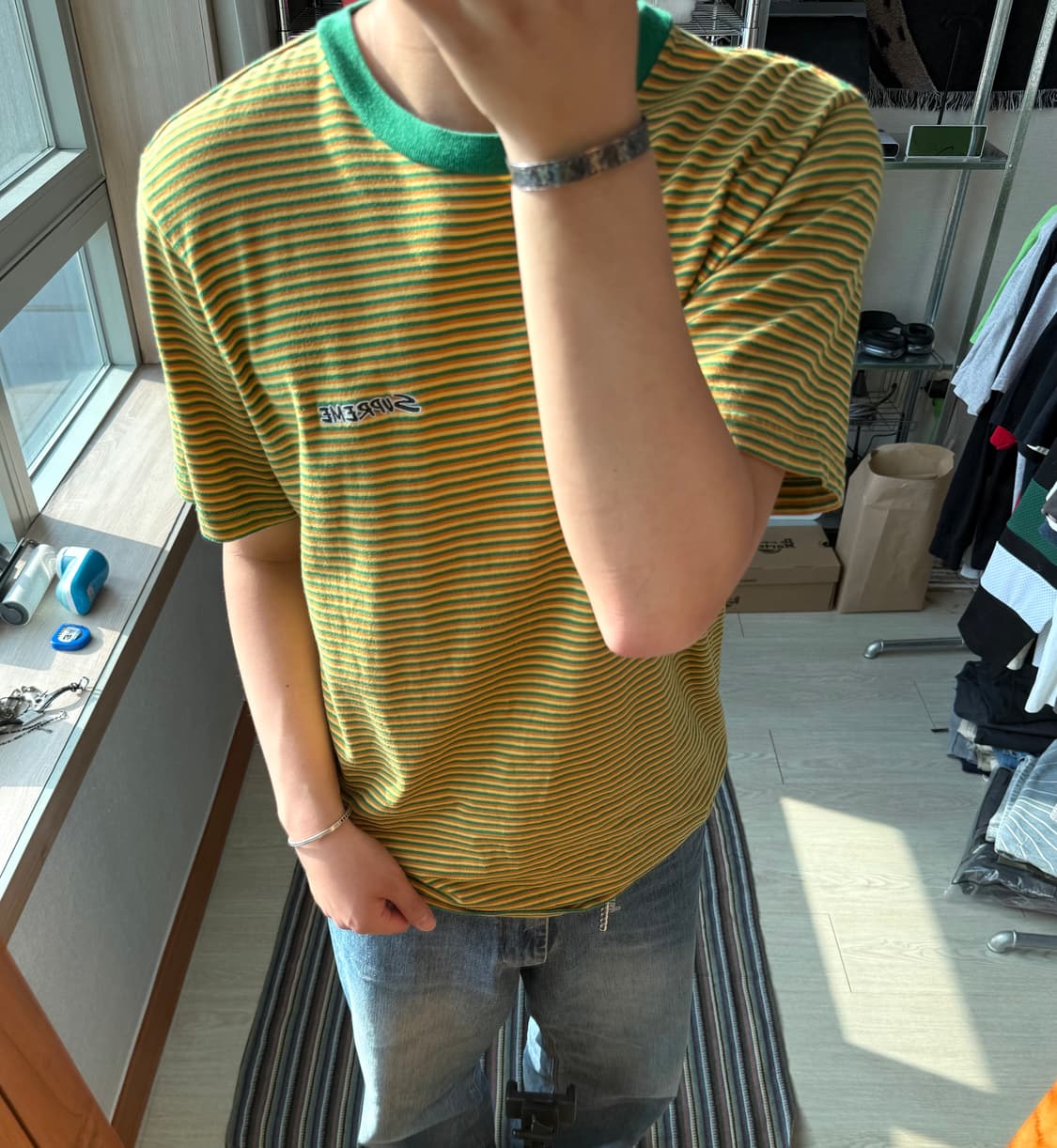 슈프림 멀티 스트라이프 티셔츠 상품이미지1