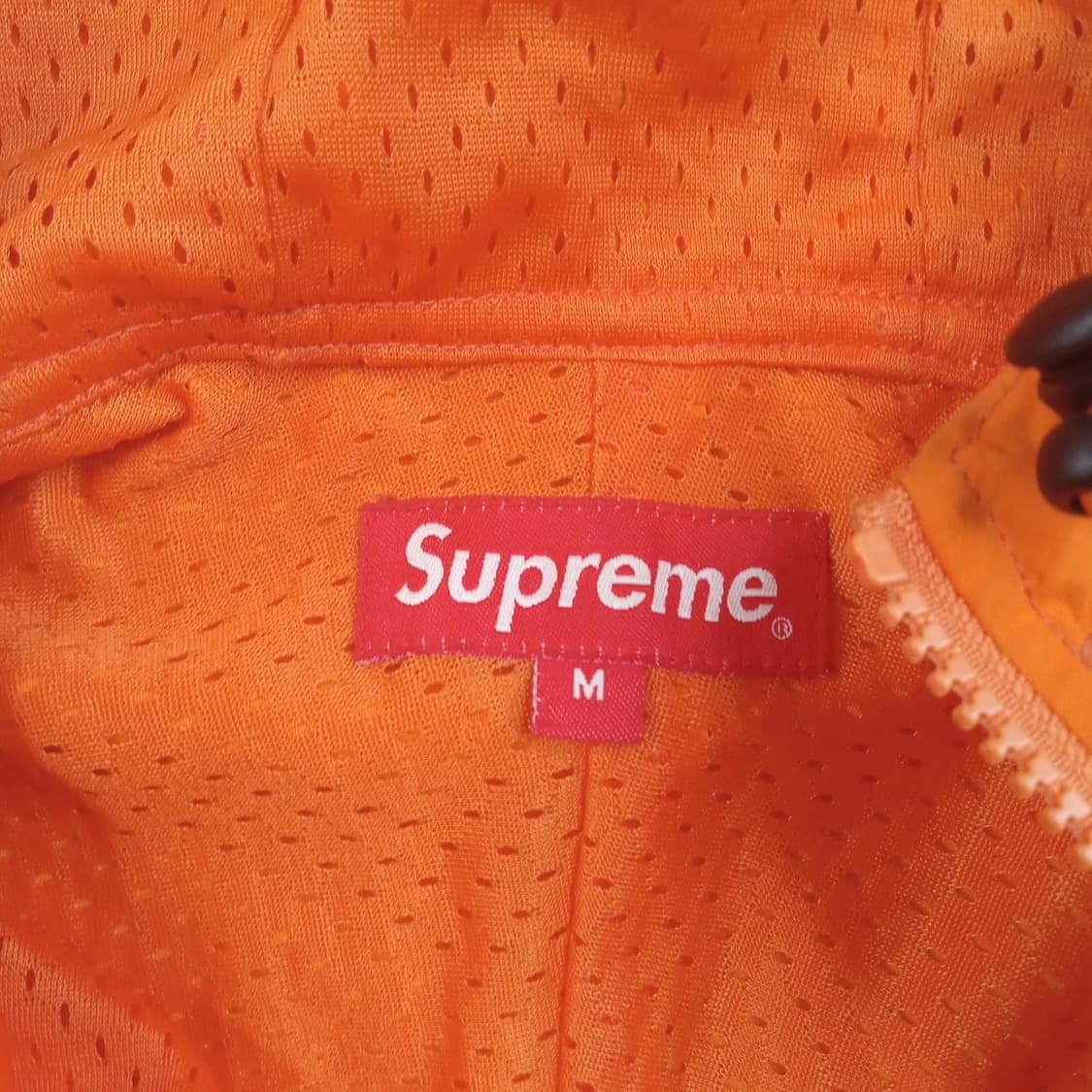 18SS 슈프림 리플렉티브 테이핑 후디드 풀오버 오렌지 상품이미지2