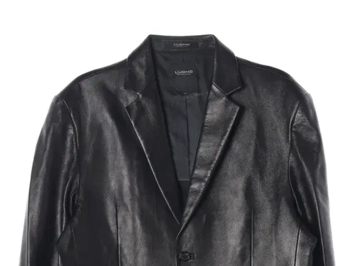 양가죽 자켓 블레이저 블랙 110 상품이미지4