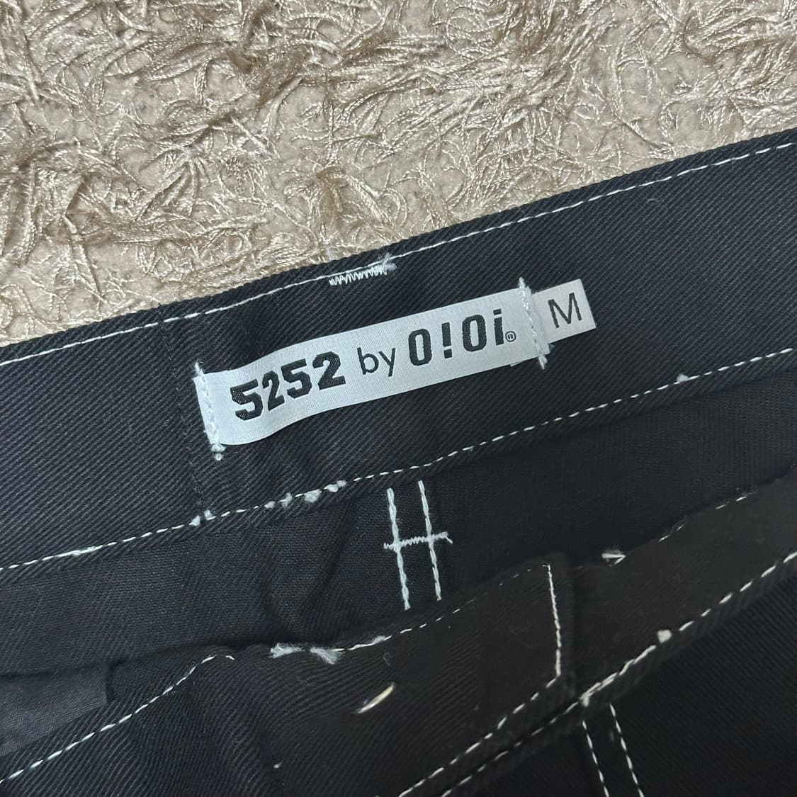 오아이오아이 데님 스커트 흑청 상품이미지4