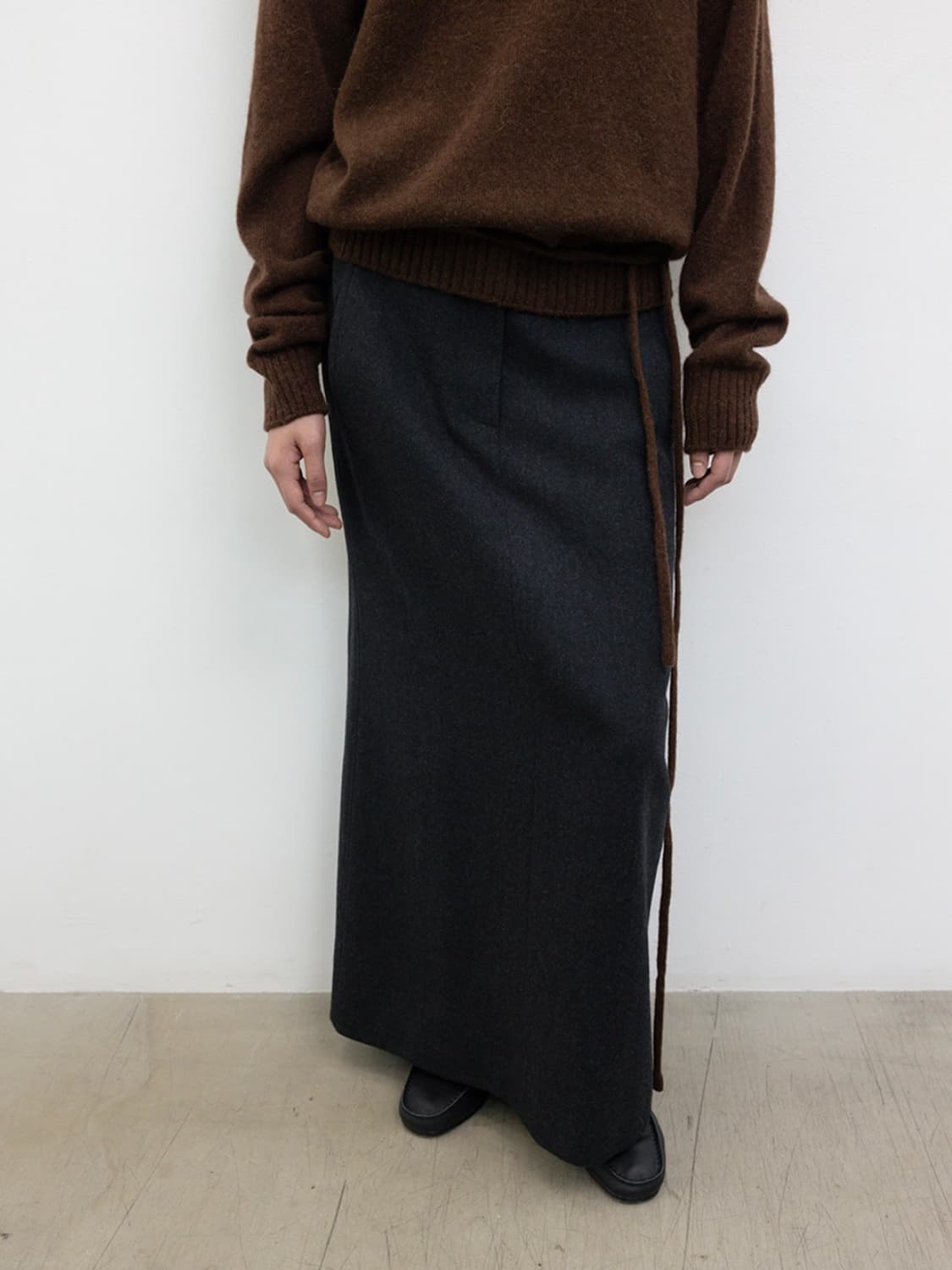 르917 울 테일러드 스커트 상품이미지1