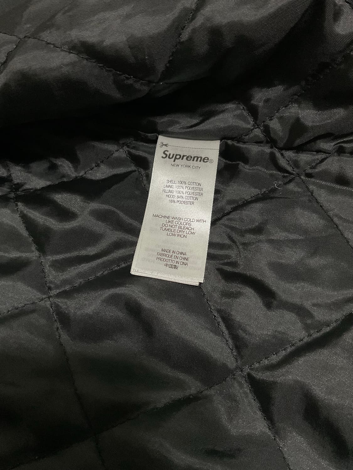 슈프림 타탄 플란넬 후드 셔츠 블랙 L 상품이미지6