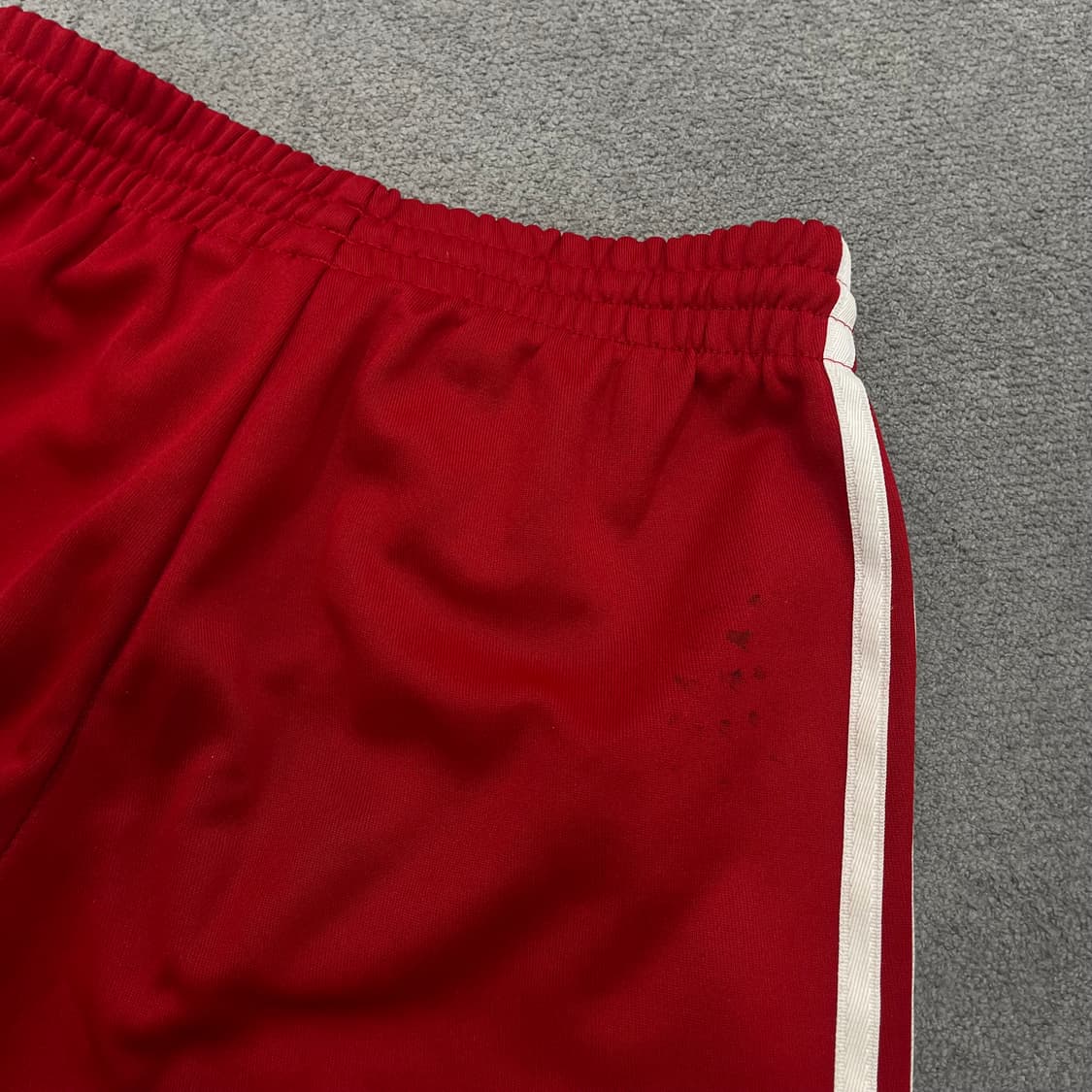 S 아디다스 삼선 트레이닝 바지 레드 상품이미지5