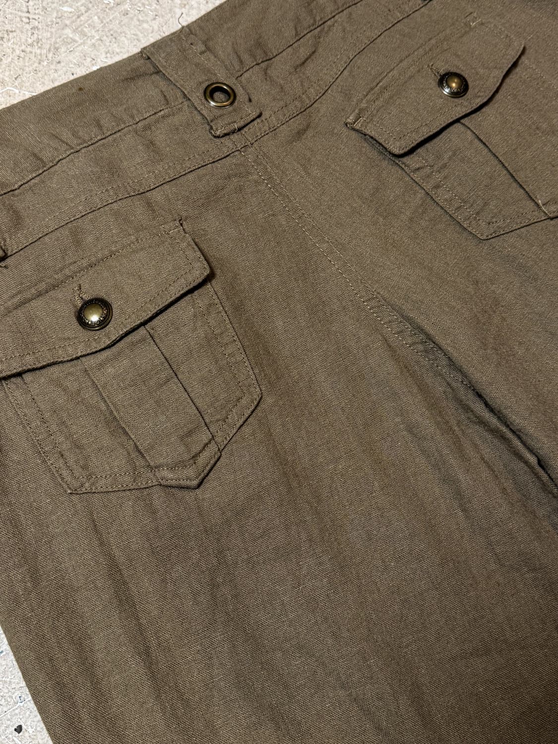Brown Zip Cargo flare pants 상품이미지8