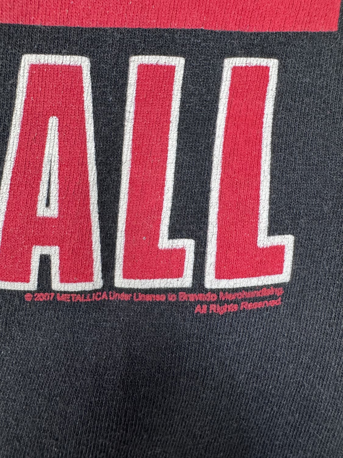 빈티지 00s 메탈리카 1집 KILL EM ALL 그래픽 티셔츠 L 상품이미지3