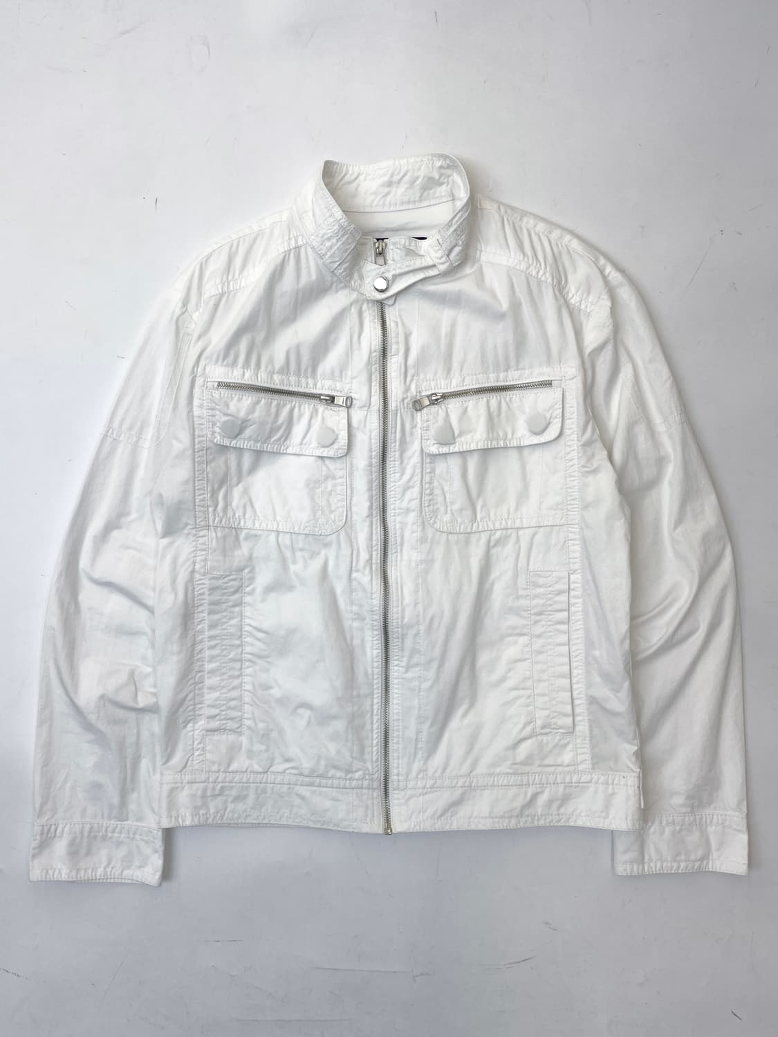 브렌타노 투포켓 화이트 트러커 집 자켓 상품이미지1