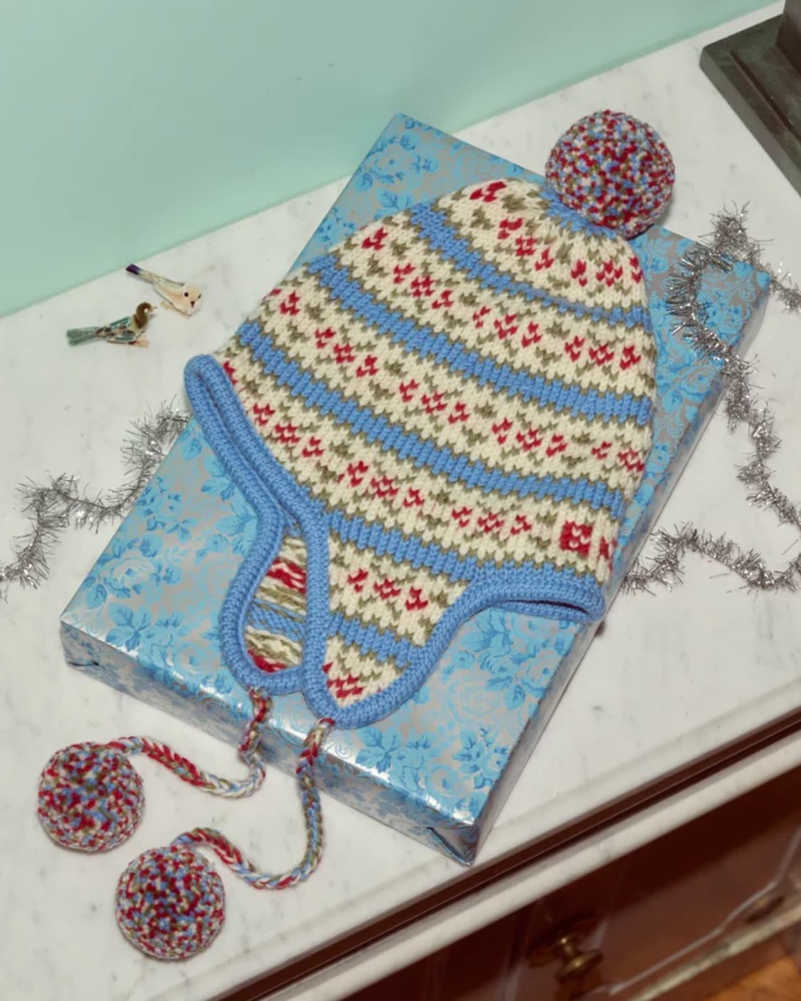 보디 BODE Wedgewood Pom 울 비니 상품이미지2