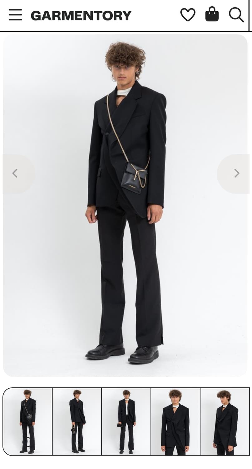 Y project classic twisted lapel blazer 상품이미지1