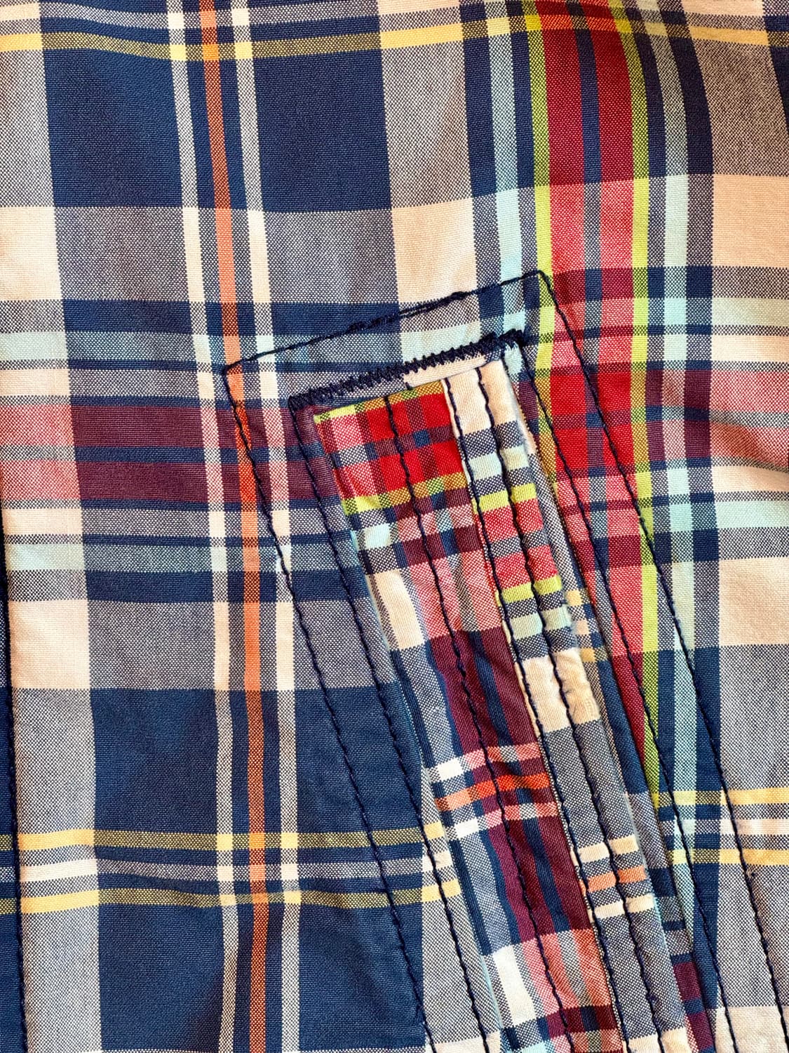 아베크롬비 마드라스 체크 후드집업 상품이미지4