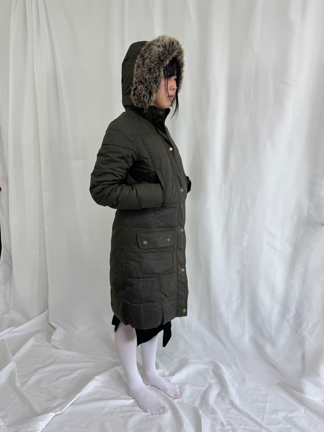 바버 여자 롱패딩 상품이미지4