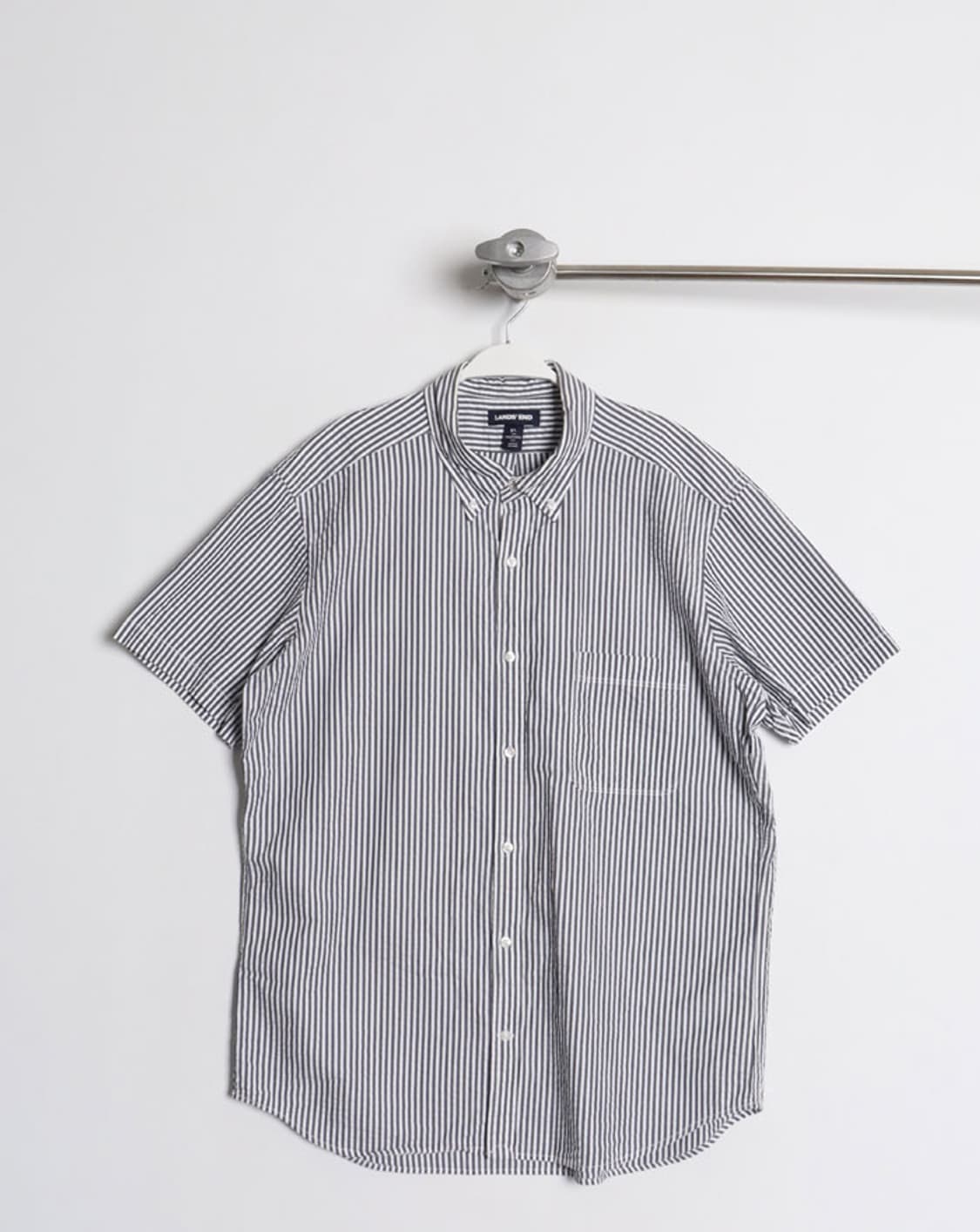 LANDS'END Seersucker Stripe Shirts 상품이미지1