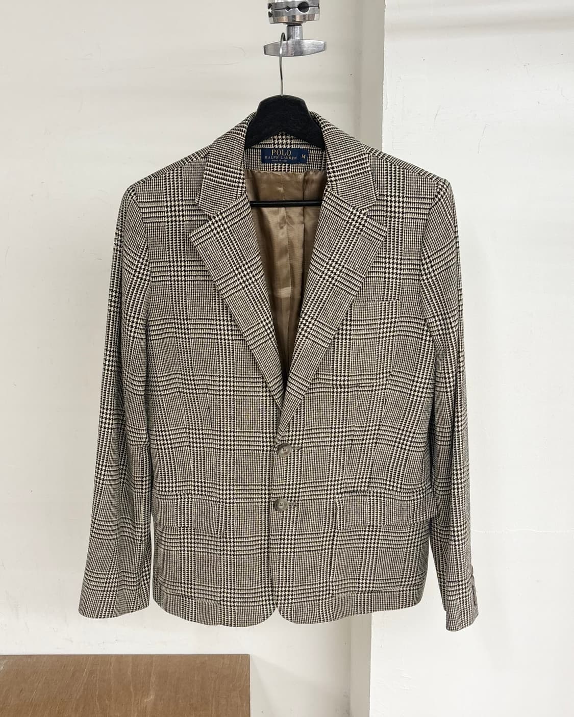 폴로 랄프로렌 브라운 하운드투스 체크 자켓 상품이미지1