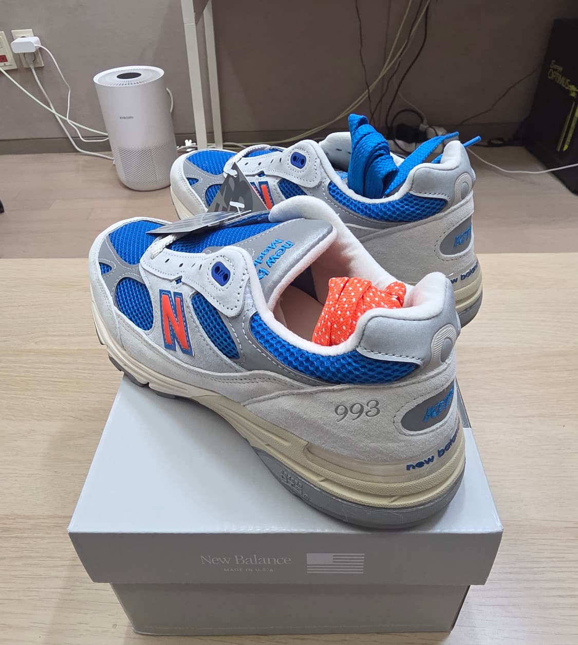 [새제품,265]뉴발란스 키스 메디슨스퀘어 993 그레이매터 상품이미지3