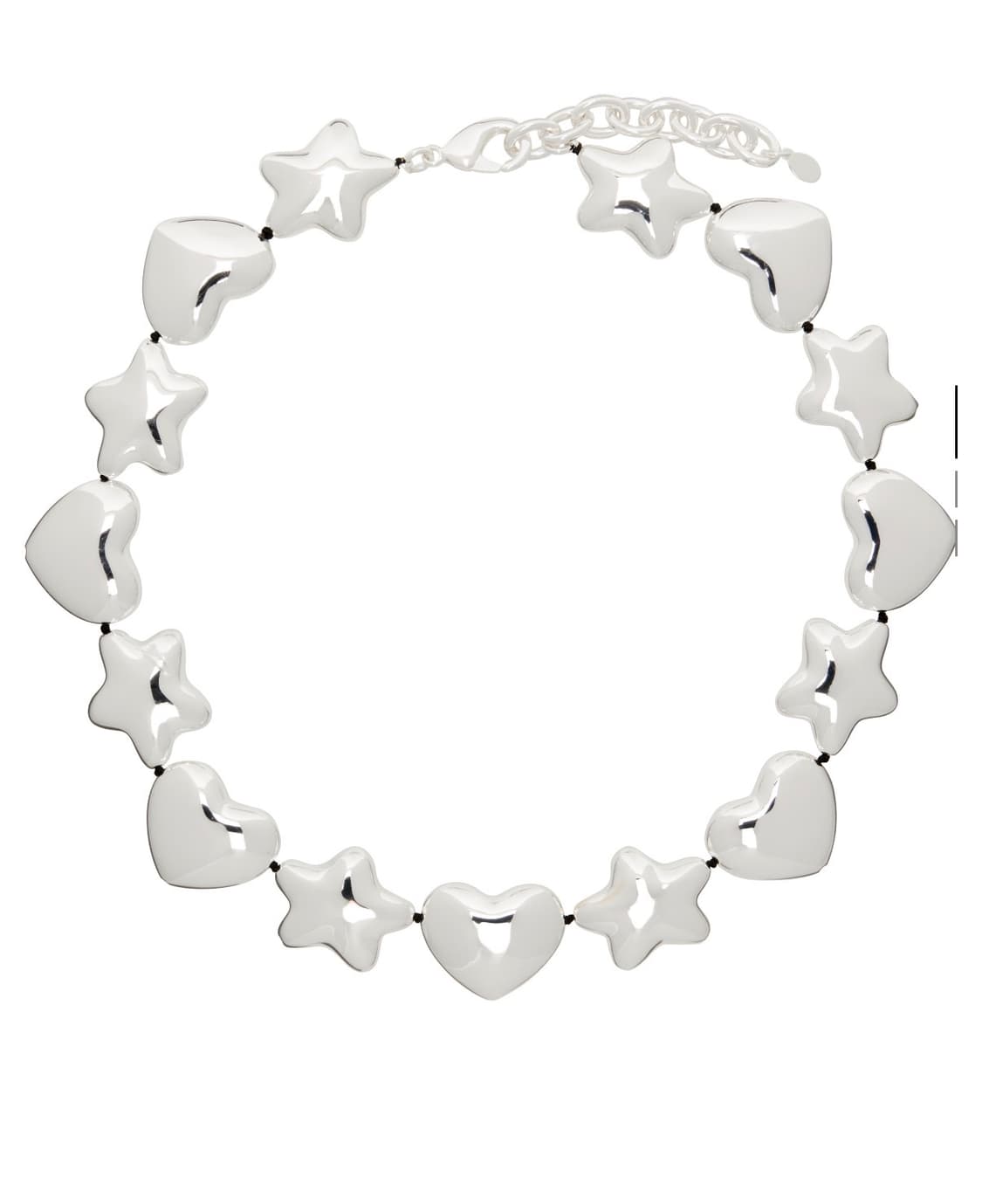 샌디 리앙 sandy liang 빈스 네크리스 실버 하트/별 상품이미지1