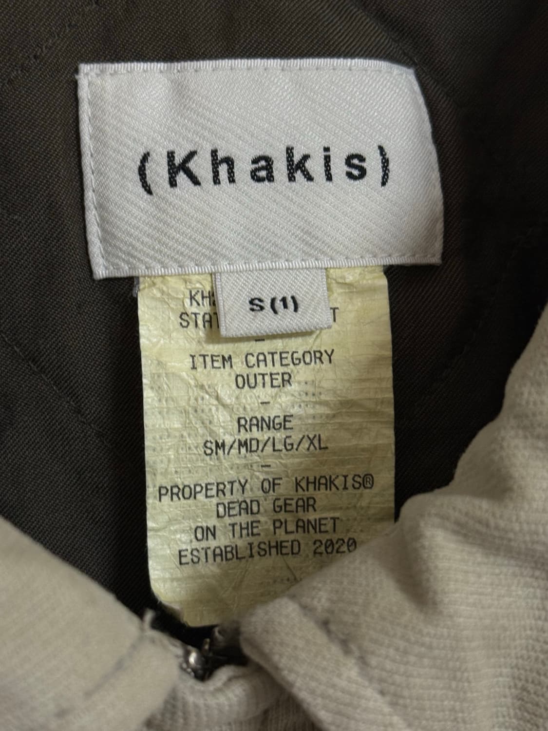 카키스 스테이션 자켓 베이지 S 상품이미지3