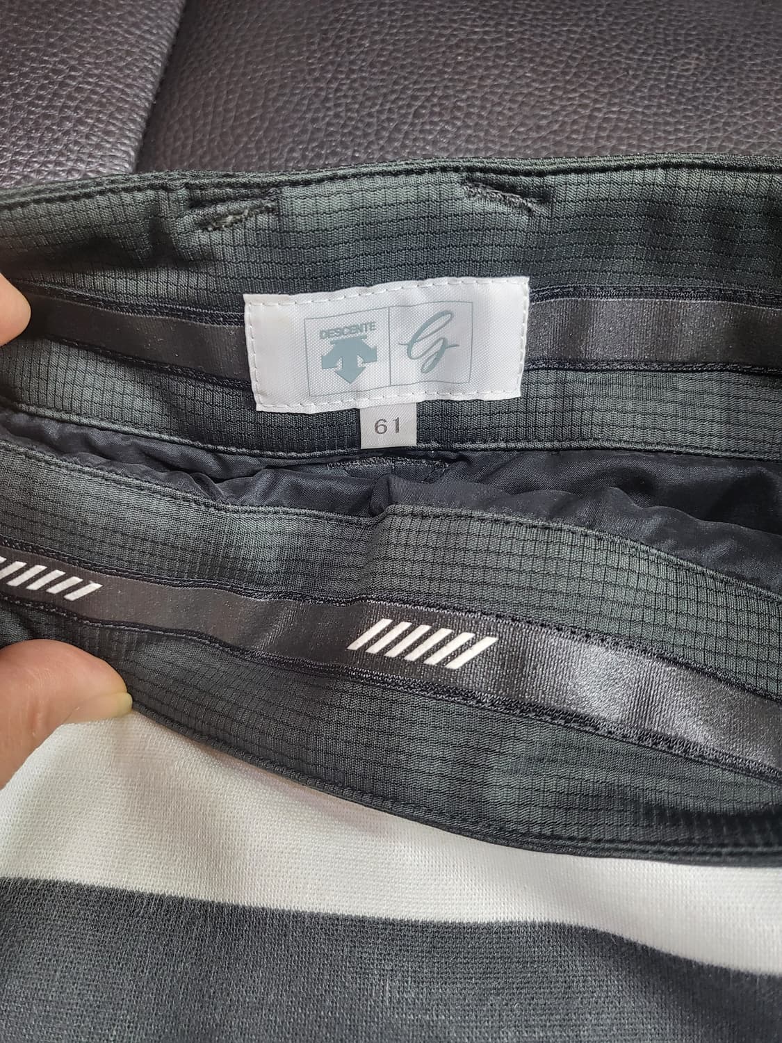 데상트 골프 덕다운 패딩 스커트 상품이미지6