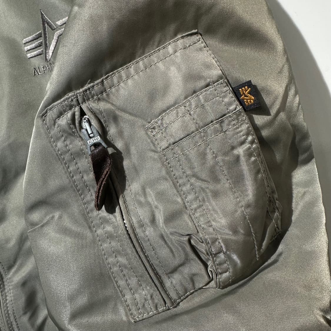 알파 인더스트리 cwu-45/p 플라이트 자켓 항공 점퍼 상품이미지5