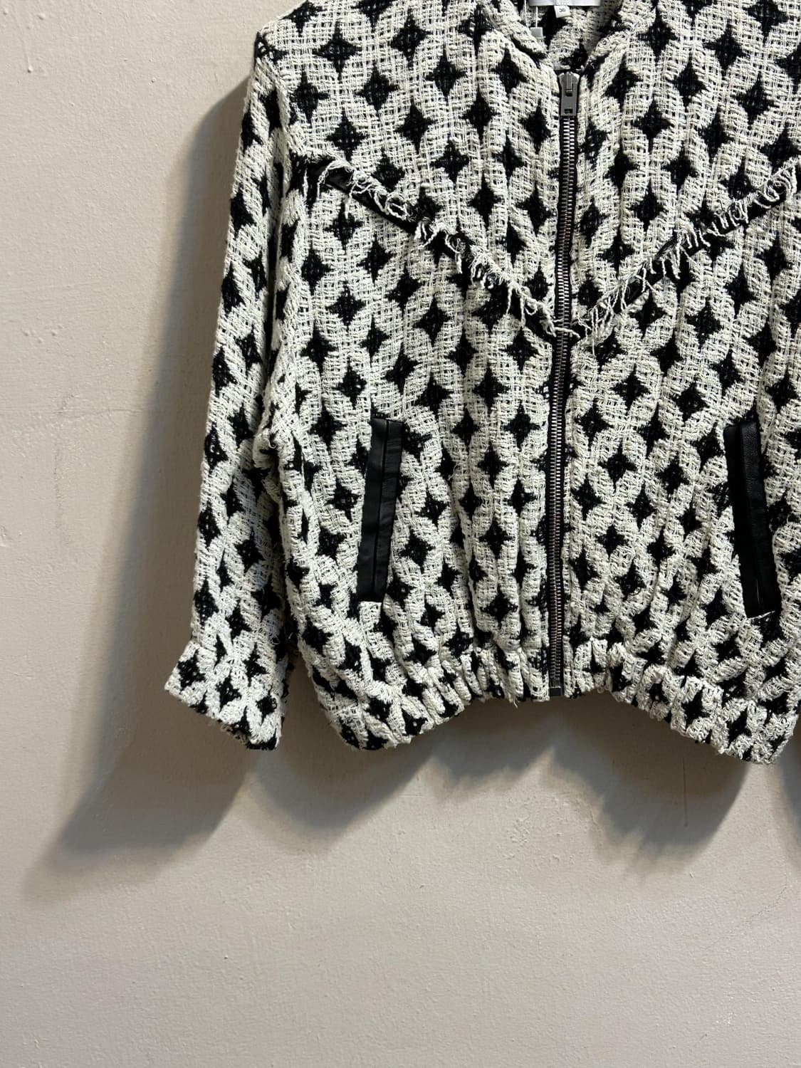 이로 파리 트위드 자가드 블루종 자켓 상품이미지4