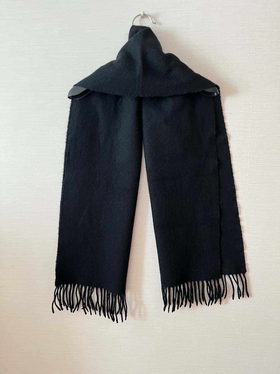 PERRY ELLIS 블랙 울 100% 머플러 목도리 상품이미지3