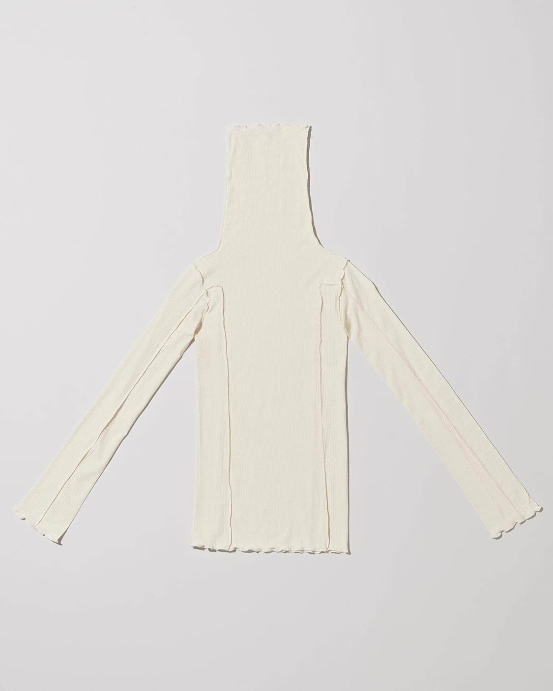 [S,M,L]베이스레인지 OMATO 터틀넥 탑/오프 화이트 상품이미지5