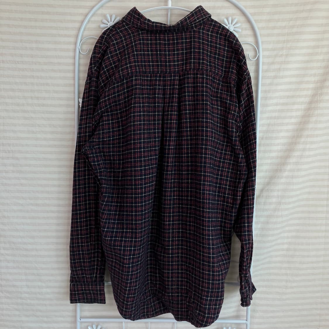 빈티지 퍼플 체크 셔츠 y2k 스트릿 갸루 펑키 일본빈티지660 상품이미지2